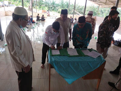 PWI Riau - Yayasan Takdir Teken MoU